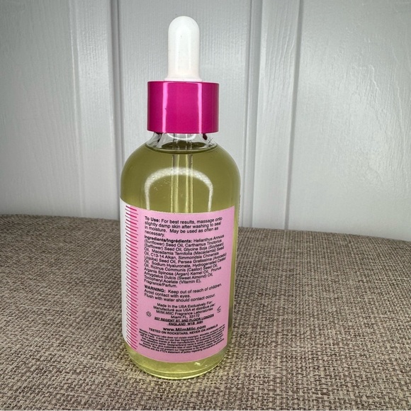 MIIM MIIC 52 Sweet Strawberry Milk Dry Touch Body Oil 4 oz 150 ml Crybaby - Picture 4 of 11